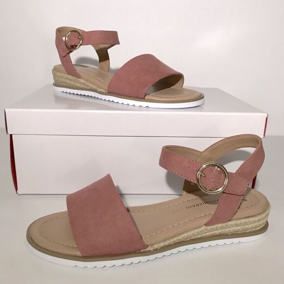 Isaac Mizrahi Live! Cassidy Wedge Sandal - Picture 1 of 7